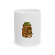 Cute Capybara and Turtle Backpack Ramen Kawaii Capibara Mug