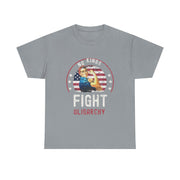Vintage Fight Oligarchy America Flag T-Shirt for Women Gift for Her