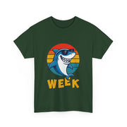 Retro Vintage Shark Fin Week 2025 Shark Lover Ocean Wildlife Unisex T-Shirt