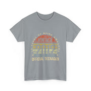 Vintage 2012 Official Teenager 13th Birthday T-Shirt - Unisex Gift