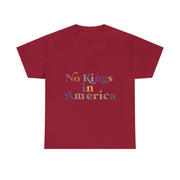 No Kings In America Protest Save Democracy Flag T-Shirt - Unisex Apparel