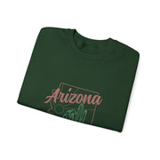 Arizona AZ Pride State Map Cactus Desert Vintage Sweatshirt - Unisex Apparel