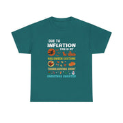 Funny Inflation Holiday T-Shirt - Unisex Apparel