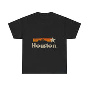 Vintage Houston Texas Strong Stripes City T-Shirt Unisex T-Shirt