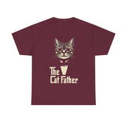 Funny CatFather Cat Dad T-Shirt Gift for Him