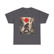 Funny Samurai Bigfoot Japanese Vintage Ukiyo-e Art Unisex T-Shirt
