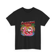 Christmas in July Funny Santa Summer Beach Vibes Hawaiian T-Shirt - Unisex Apparel