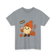 Bruh Ghost Halloween Cute Ghost Trick Or Treat Candy T-Shirt - Unisex Apparel