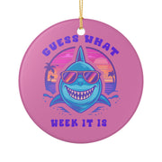 Shark Lover 2025 Ocean Conservation Ornament - Unisex Gift