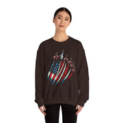 Patriotic USA Flag Fighter Jets Sweatshirt Gift for Fans