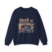 Raised On Old School Hip Hop Sweatshirt Vintage Rap Music Apparel