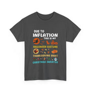 Funny Inflation Holiday T-Shirt - Unisex Apparel