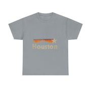 Vintage Houston Texas Strong Stripes City T-Shirt Unisex T-Shirt