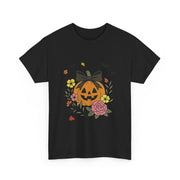 Charming Pumpkin Floral Design Accent Joy T-Shirt - Unisex Apparel