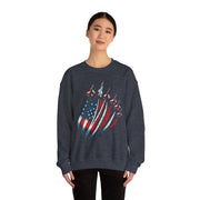 Patriotic USA Flag Fighter Jets Sweatshirt Gift for Fans