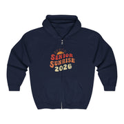 Senior Sunrise 2026 Graduation My Last First Day Zip Hoodie - Unisex Apparel
