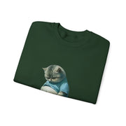 Funny Fat Cat Big Belly Cute Sweatshirt - Unisex Apparel