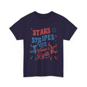 Stars Stripes Women's Rights 4th Of July T-Shirt Equal Rights Gift for Her