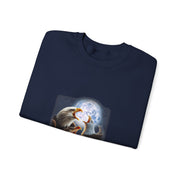 Funny Eagle Howling At The Moon Sweatshirt for Bird Lovers