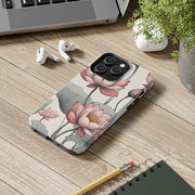 Vintage Lotus Blossom Phone Case Gift for Her - Trending Floral Design