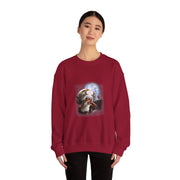 Funny Eagle Howling At The Moon Sweatshirt for Bird Lovers