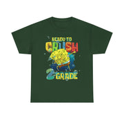 Spongebob Dabbing Ready to Crush 2nd Grade School T-Shirt Gift for Students