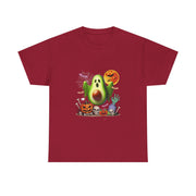Avocado Horror Boo Ghost Halloween Vegan Cosplay Fruit T-Shirt - Unisex Apparel