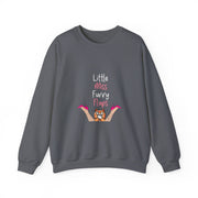 Inappropriate Little Ms Furry Cat Adult Humor Women's Sweatshirt