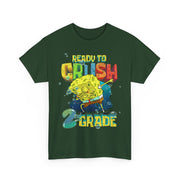Spongebob Dabbing Ready to Crush 2nd Grade School T-Shirt Gift for Students