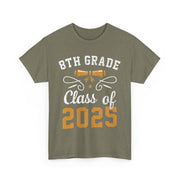 8th Grade Class of 2025 Graduation T-Shirt – Proud Graduate Tee with School Year Print for Students