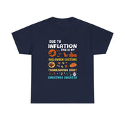 Funny Inflation Holiday T-Shirt - Unisex Apparel