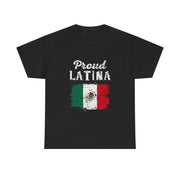 Proud Latina Mexican Flag T-Shirt - Hispanic Heritage Month Gift