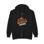 Senior Sunrise 2026 Graduation My Last First Day Zip Hoodie - Unisex Apparel