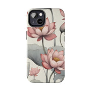Vintage Lotus Blossom Phone Case Gift for Her - Trending Floral Design