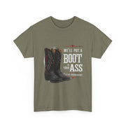 Cowgirl Western Boot 4th of July T-Shirt Gift for Her