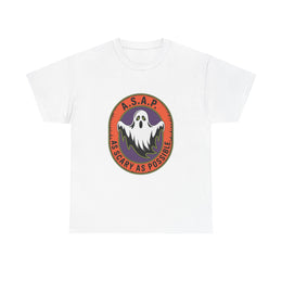 ASAP As Scary As Possible Funny Ghost Halloween T-Shirt - Unisex Apparel
