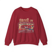 Raised On Old School Hip Hop Sweatshirt Vintage Rap Music Apparel