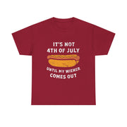 Funny 4th of July Wiener Dog T-Shirt Unisex Apparel