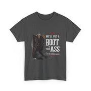 Cowgirl Western Boot 4th of July T-Shirt Gift for Her