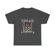 Funny Cat Meme T-Shirt Tummy Ache Survivor Gift for Unisex