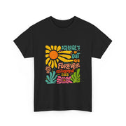 Retro School's Out Forever Retirement 2025 Retired Teacher T-Shirt Gift for Him & Her