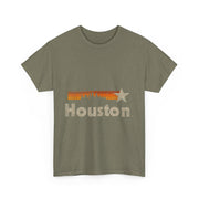 Vintage Houston Texas Strong Stripes City T-Shirt Unisex T-Shirt