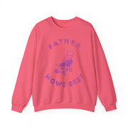Father Mows Best Lawn Care Gardener Sweatshirt Father's Day Gift for Him