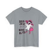 Boo-jee for Boobies Funny Ghost Breast Cancer Awareness T-Shirt - Unisex Apparel