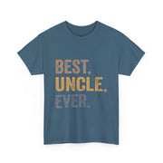 Best Uncle Ever T-Shirt – Funny Gift from Niece with Bold Lettering for Father’s Day or Birthday