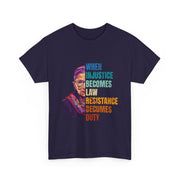 RBG Quote When Injustice Becomes Law Resistance Becomes Duty T-Shirt Gift for Fans