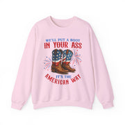 Patriotic Boot Design Sweatshirt - Unisex Apparel