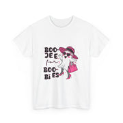 Boo-jee for Boobies Funny Ghost Breast Cancer Awareness T-Shirt - Unisex Apparel