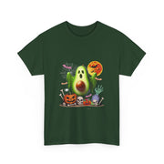 Avocado Horror Boo Ghost Halloween Vegan Cosplay Fruit T-Shirt - Unisex Apparel