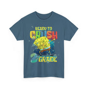 Spongebob Dabbing Ready to Crush 2nd Grade School T-Shirt Gift for Students
